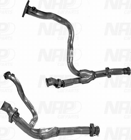 NAP carPARTS CAF10230 - Exhaust Pipe car-mod.net
