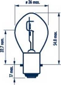 Narva 495313000 - Bulb, spotlight car-mod.net
