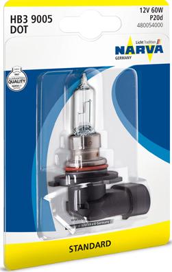 Narva 480054000 - Bulb, spotlight car-mod.net