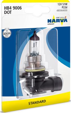 Narva 480064000 - Bulb, spotlight car-mod.net
