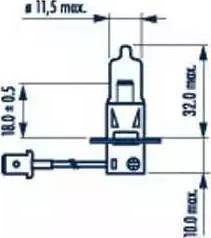 Narva 48700 - Bulb, spotlight car-mod.net