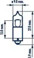 Narva 68163 - Bulb, reading light car-mod.net