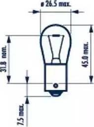 Narva 17644 - Bulb, auxiliary stop light car-mod.net