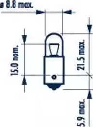 Narva 17137 - Bulb, door footwell light car-mod.net