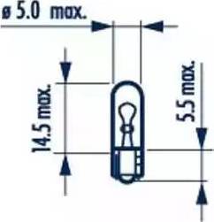 Narva 17073 - Bulb, door footwell light car-mod.net
