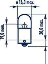 Narva 17311 - Bulb, licence plate light car-mod.net