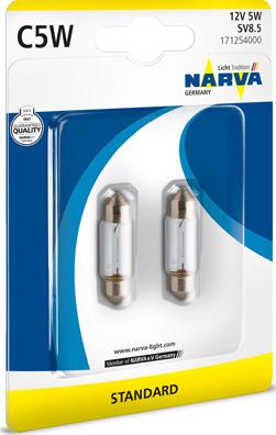 Narva 17125 4000 - Bulb, licence plate light car-mod.net