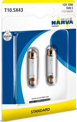 Narva 173144000 - Bulb, licence plate light car-mod.net