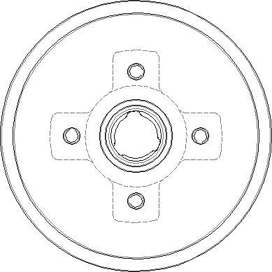 NATIONAL NDR043 - Brake Drum car-mod.net