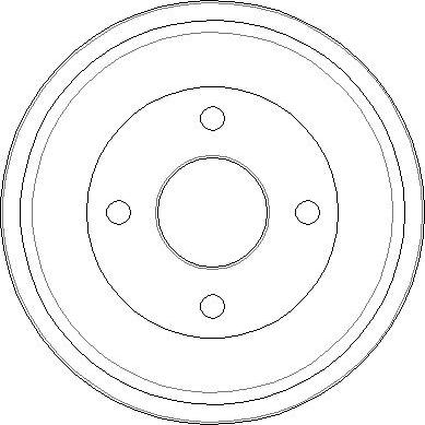 NATIONAL NDR007 - Brake Drum car-mod.net