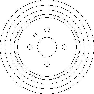 NATIONAL NDR015 - Brake Drum car-mod.net