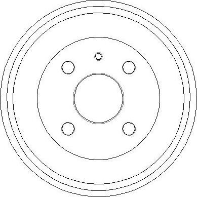 NATIONAL NDR016 - Brake Drum car-mod.net