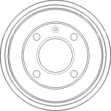 NATIONAL NDR322 - Brake Drum car-mod.net