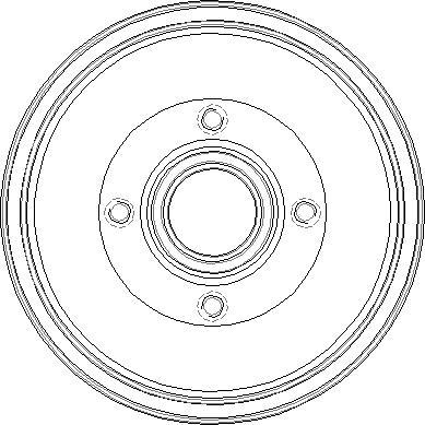 NATIONAL NDR244 - Brake Drum car-mod.net