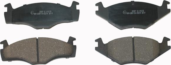 NATIONAL NP2657 - Brake Pad Set, disc brake car-mod.net