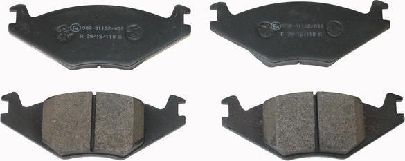 NATIONAL NP2666 - Brake Pad Set, disc brake car-mod.net