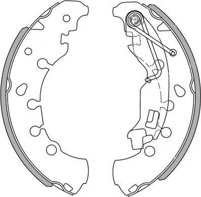 NATIONAL NS4046 - Drum Brake Shoe Set car-mod.net