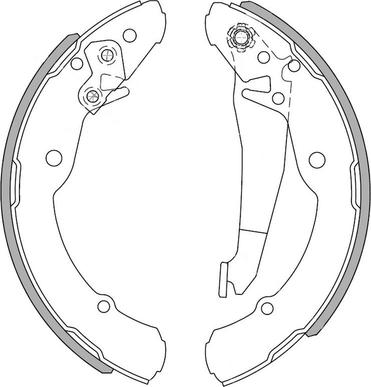 NATIONAL NS4057 - Drum Brake Shoe Set car-mod.net