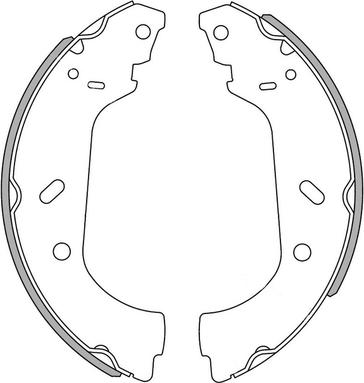NATIONAL NS4066 - Drum Brake Shoe Set car-mod.net