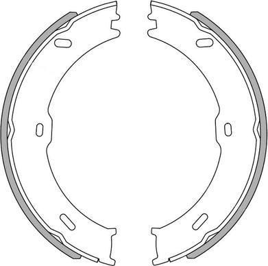 NATIONAL NS4010 - Drum Brake Shoe Set car-mod.net