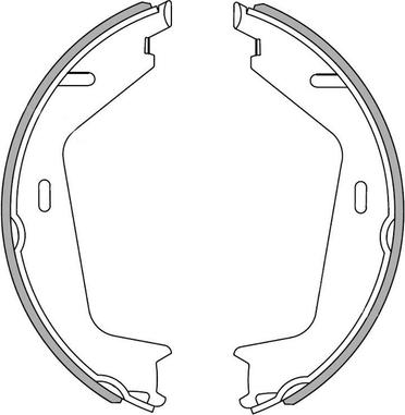 NATIONAL NS4017 - Drum Brake Shoe Set car-mod.net