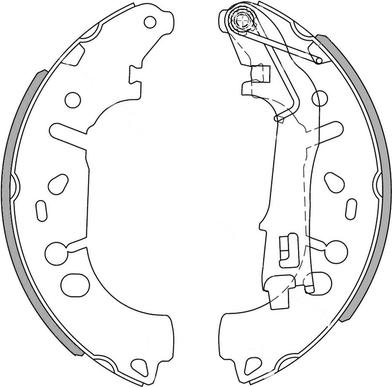 NATIONAL NS4035 - Drum Brake Shoe Set car-mod.net