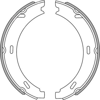 NATIONAL NS4020 - Drum Brake Shoe Set car-mod.net