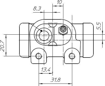 NATIONAL NWC5096 - Wheel Brake Cylinder car-mod.net