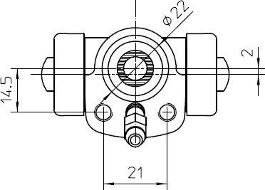 NATIONAL NWC5039 - Wheel Brake Cylinder car-mod.net
