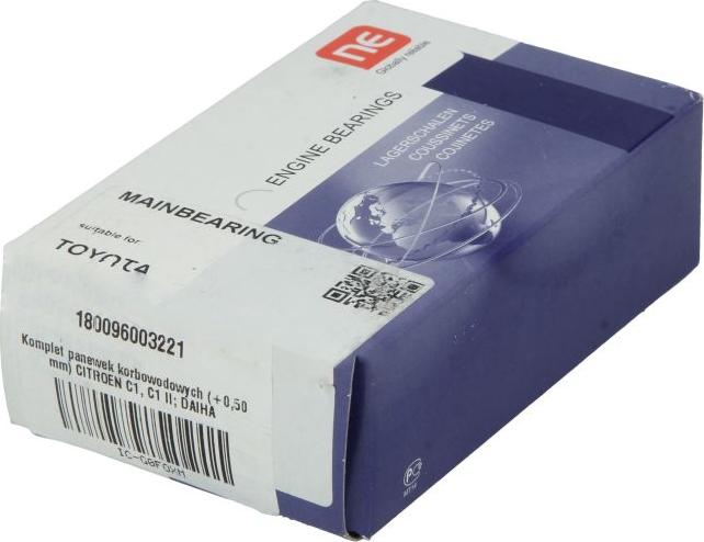NE 180096003221 - Crankshaft Bearing Set car-mod.net