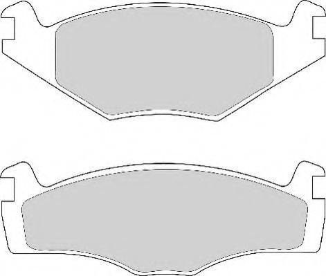 Necto FD4154N - Brake Pad Set, disc brake car-mod.net