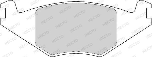 Necto FD4150A - Brake Pad Set, disc brake car-mod.net