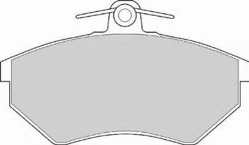 Necto FD6401N - Brake Pad Set, disc brake car-mod.net