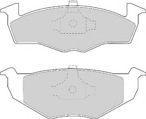 Necto FD6680N - Brake Pad Set, disc brake car-mod.net