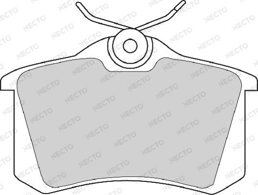 Necto FD6354A - Brake Pad Set, disc brake car-mod.net