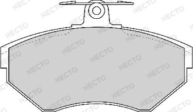 Necto FD6778A - Brake Pad Set, disc brake car-mod.net
