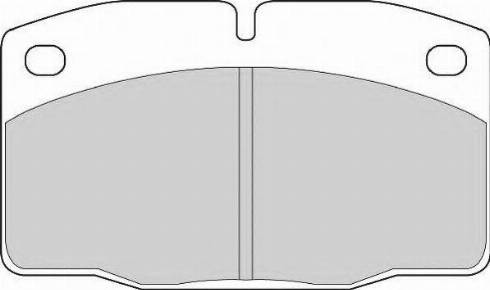Necto FD817N - Brake Pad Set, disc brake car-mod.net