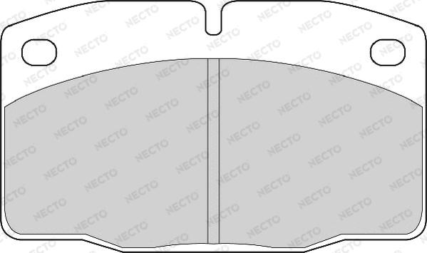 Necto FD817A - Brake Pad Set, disc brake car-mod.net