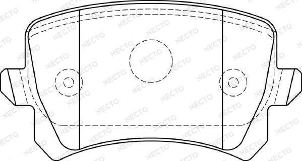 Akebono AN-4680KE - Brake Pad Set, disc brake car-mod.net