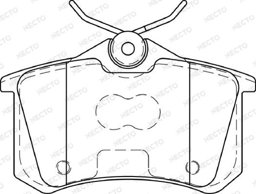 Akebono AN-4769KE - Brake Pad Set, disc brake car-mod.net