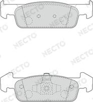 Necto FD7656A - Brake Pad Set, disc brake car-mod.net