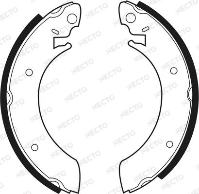 Necto N1470 - Drum Brake Shoe Set car-mod.net
