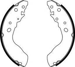 Necto N1640 - Drum Brake Shoe Set car-mod.net