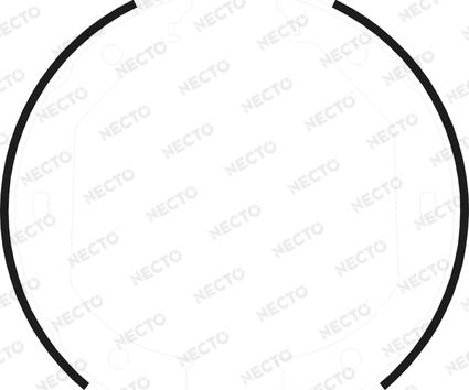Necto N1653 - Brake Shoe Set, parking brake car-mod.net