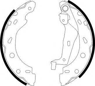Necto N1666 - Drum Brake Shoe Set car-mod.net