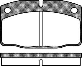 ABEX T6154 - Brake Pad Set, disc brake car-mod.net