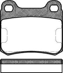ABEX T4173 - Brake Pad Set, disc brake car-mod.net