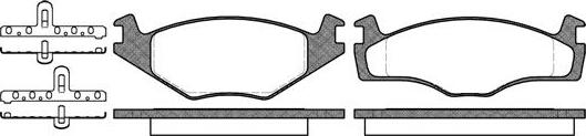 NEW BLOX NB20887T15 - Brake Pad Set, disc brake car-mod.net