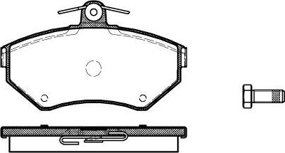 NEW BLOX NB21945T16 - Brake Pad Set, disc brake car-mod.net