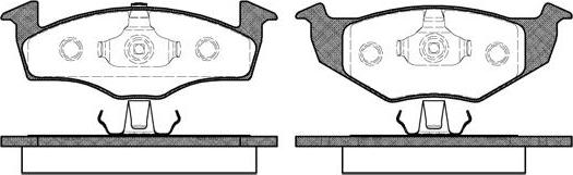 NEW BLOX NB21866T19 - Brake Pad Set, disc brake car-mod.net